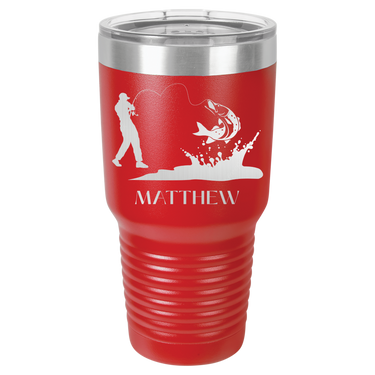 Custom Fishing 30oz Ringneck Tumbler